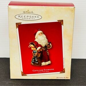 Hallmark Keepsake "Gifts for Everyone" VTG Christmas Ornament 2003 Santa